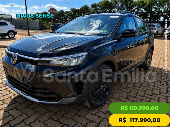 VOLKSWAGEN NIVUS 1.0 200 TSI TOTAL FLEX SENSE AUTOMÁTICO VOLKSWAGEN NIVUS 1.0 200 TSI TOTAL FLEX SENSE AUTOMÁTICO